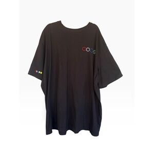 Coogi Shirt Mens Big 4X Black Embroidered Logo Short Sleeve Crewneck Tee